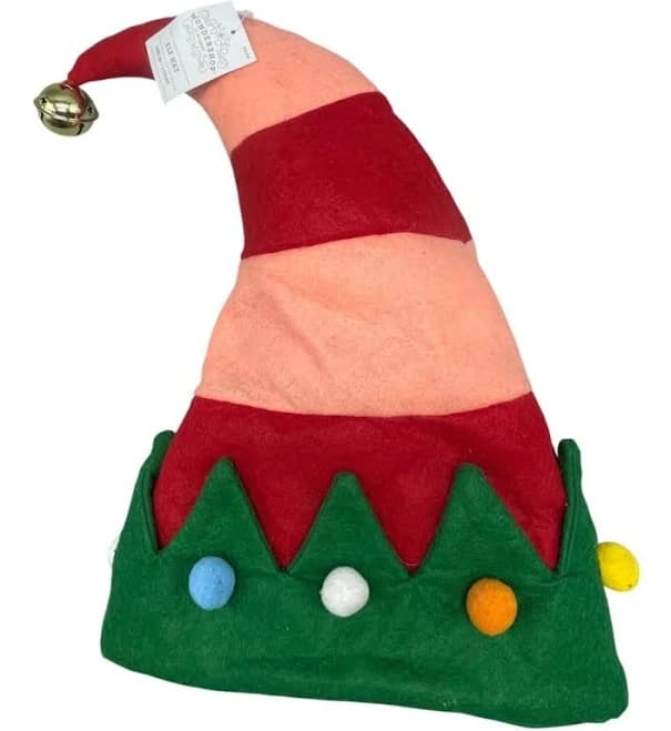 Wondershop Striped Elf Hat with Bell
