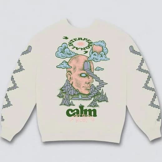 Interpersonal Calm Graphic Sweatshirt Coney Island Picnic