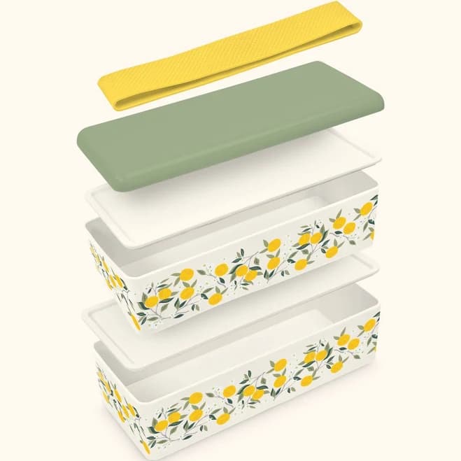 Studio Oh! Lemon Squeeze Snack Size Bento Box