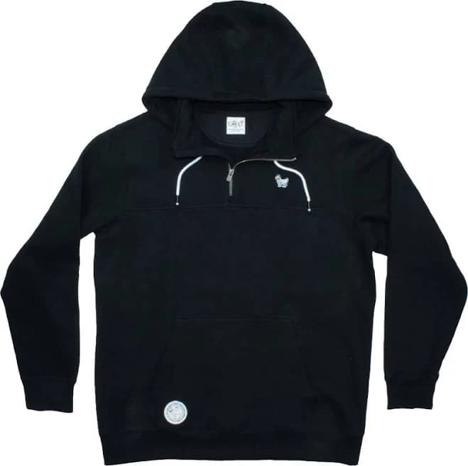 GOAT USA Men's OG 1/4 Zip Hooded Sweatshirt