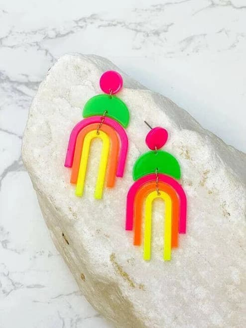 Acrylic Dangle Earrings