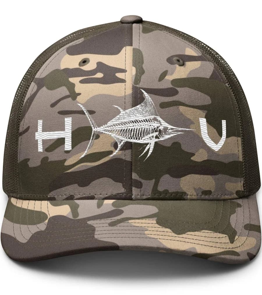 Marlin Camouflage Trucker Hat