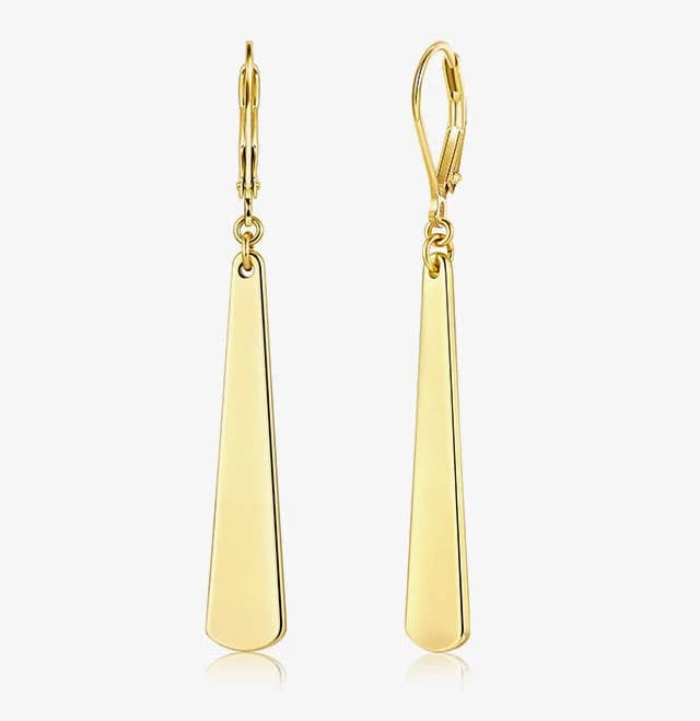 Long Bar Drop Earrings