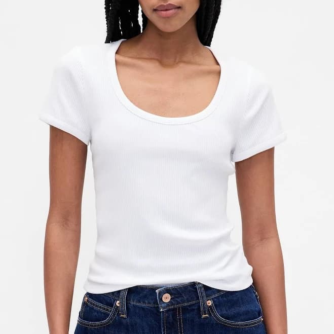 Gap Women's Modern Compact Rib T-Shirt