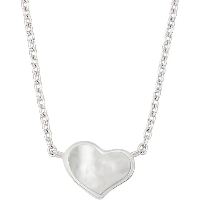 Women's Jan Leslie Heart Pendant Sterling Necklace