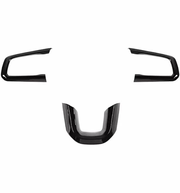 2018-2025 Jeep Gladiator JT Wrangler JL Gloss Black Steering Wheel Cover Trim | Front | 3P | Painted | China | 1 Year Manufacturer Warranty | Hood
