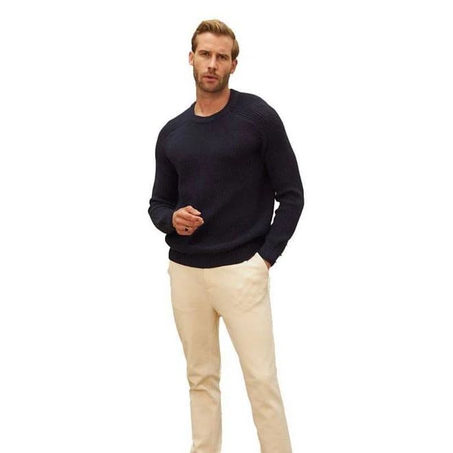 Wear Sierra Men's Relaxed Fit Long Sleeve Crewneck Sweater