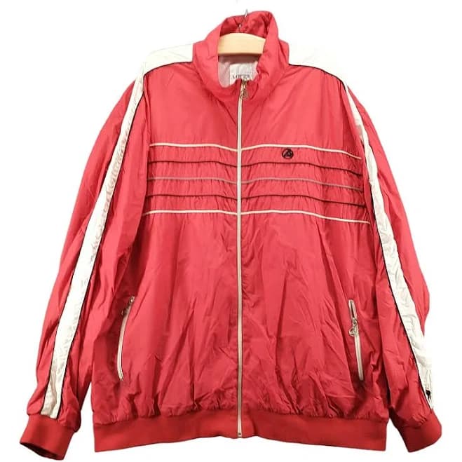 Lot29 Premium Wear Men's Full Zip Windbreaker Jacket Red Xxxl Chest
