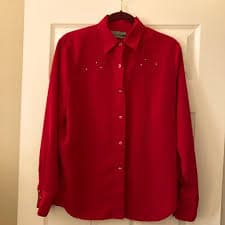 Daniali | Tops | Western Style Blouse With Embroidered Accents By Daniali | Poshmark