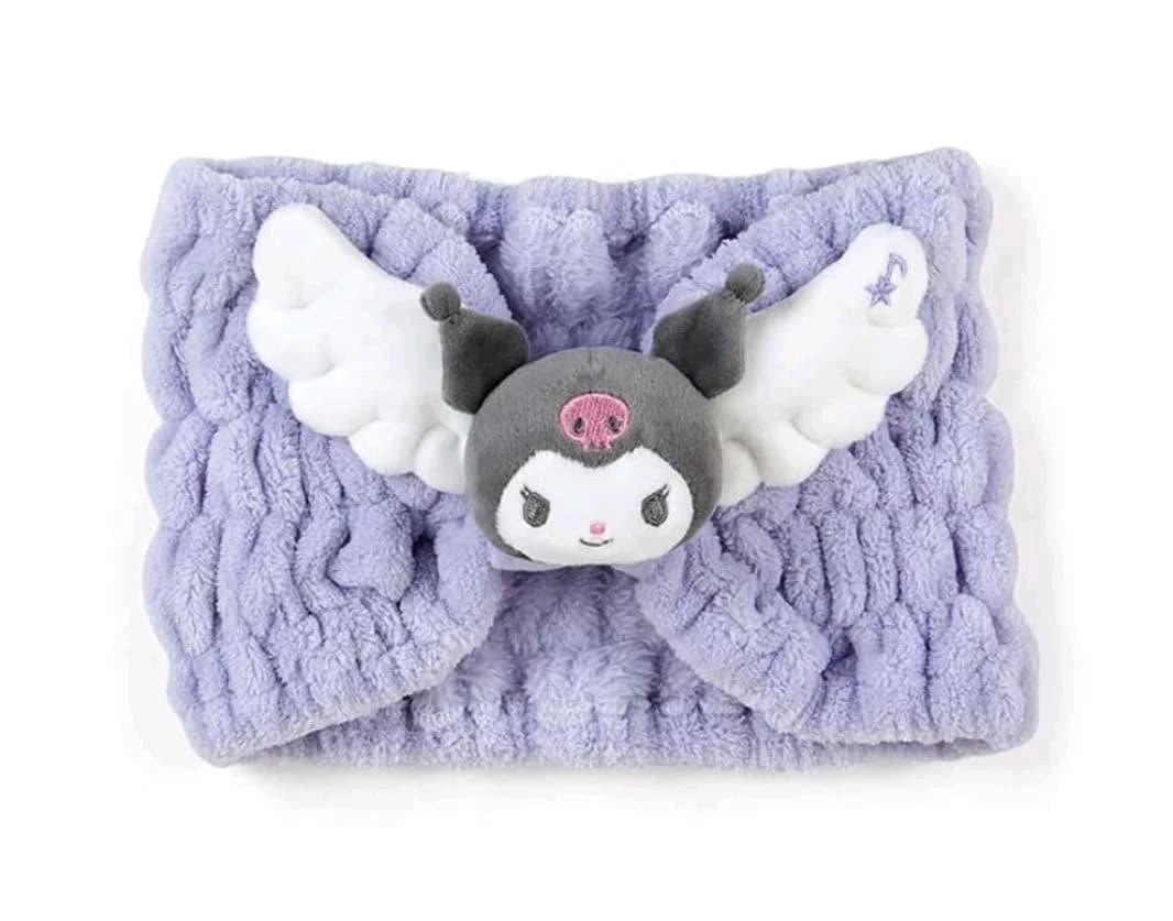 Sanrio Kuromi Angel Wings Plush Hairband