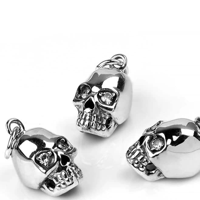 Silver Mystic Skull Pendant