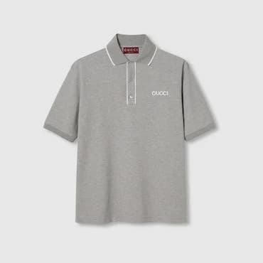 Gucci Cotton Piquet Polo Shirt