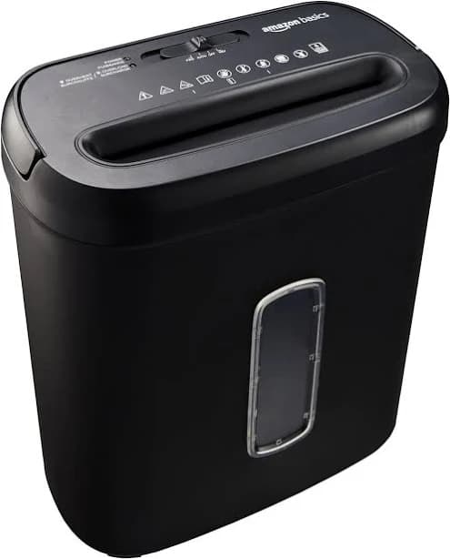 Amazon Basics 8 Sheet Cross Cut Shredder