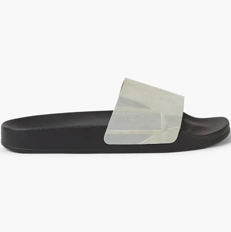 Frescobol Carioca - Humberto Suede Sliders Light Grey 41