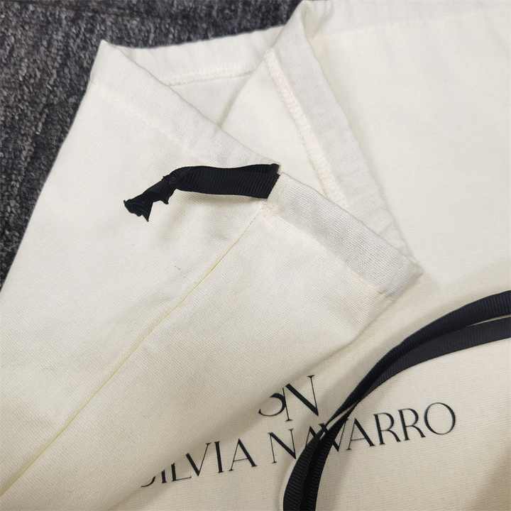 Cotton Canvas Cosmetic Drawstring Bag Custom Logo Makeup Drawstring Shoe Bag Eco Cloth Drawstring Pouch for
