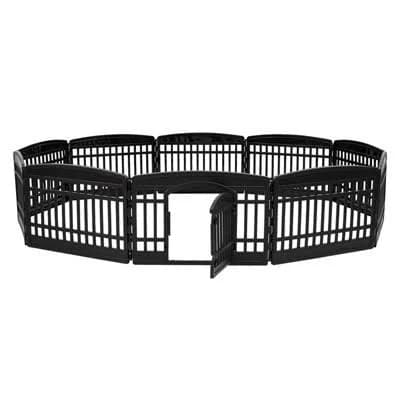 IRIS USA 24" 10-Panel Exercise Pet Playpen with Door