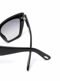 TOM FORD Eyewear Whyatt butterfly-frame Sunglasses | Black | FARFETCH GE