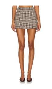 Ronny Kobo Bernice Skirt in Oxblood Multi | REVOLVE