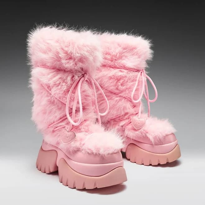 koi Kawaii Sasquatch Fluffy Snow Boots