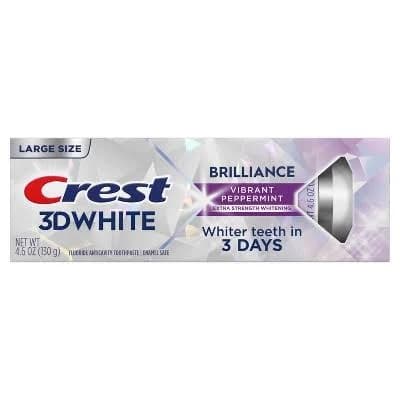 Crest 3D White Brilliance Toothpaste Vibrant Peppermint