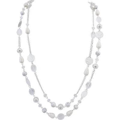 Boho Crystal Beaded Necklace