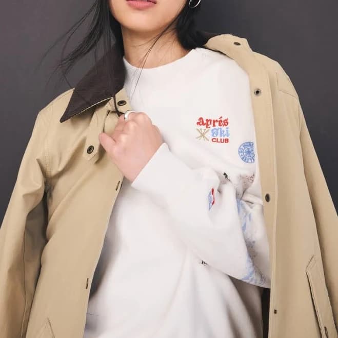 Abercrombie & Fitch Women's Sunday Mockneck Crew