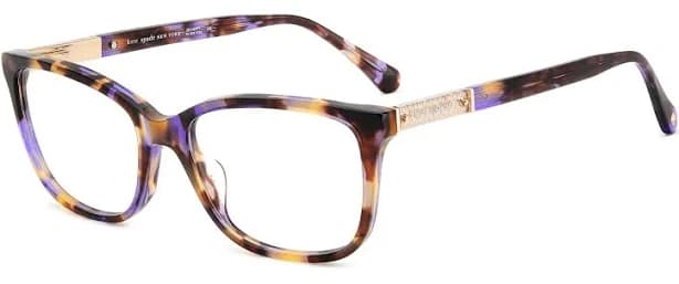 Kate Spade Amabella/G Glasses (Dark Tortoise - Rectangle - Women)
