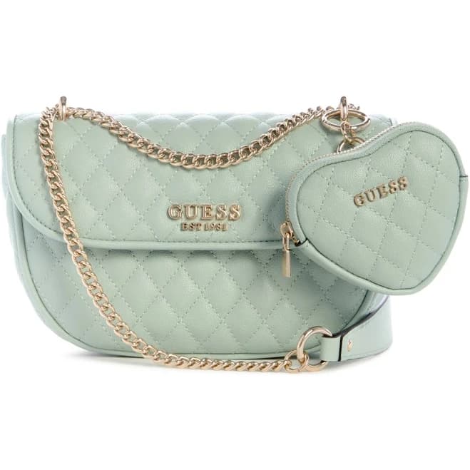GUESS Atabey Convertible Quilted Crossbody Bag