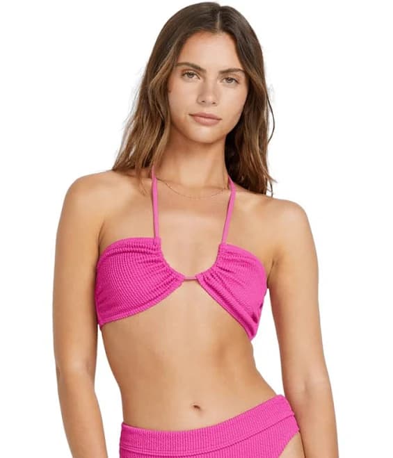 Billabong Summer High Drew Bandeau Top-Fiesta Pink