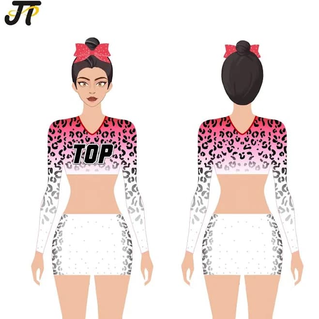Custom Rhinestone Cheerleading Uniform