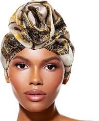 Amazon.com: TouchUps Hair Bun Cap Hair Protection Head Wrap Hairbun Cap Wrap African Turban Pattern Headwrap Headscarfs : Clothing, Shoes & Jewelry