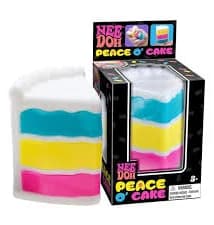 Peace O' Cake Multi-Color Sensory Toy for Kids Cake