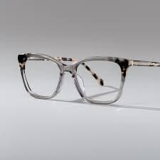 Juno Rectangle Gray Frame Eyeglasses for Woman| ZEELOOL
