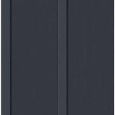 NextWall Dark Blue Faux Board and Batten Vinyl Peel and Stick Wallpaper Roll (30.75 sq. ft.) NW45202 - The Home Depot