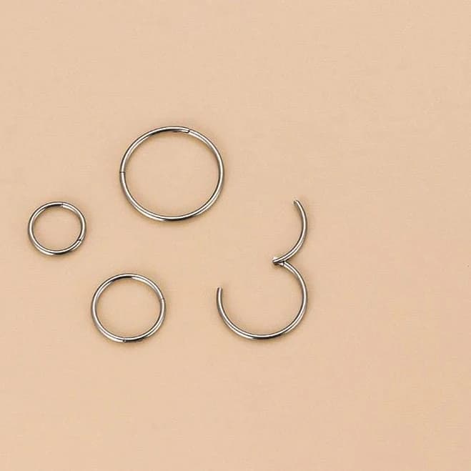 20g Surgical Steel Hypoallergenic Nose Ring Hoop
