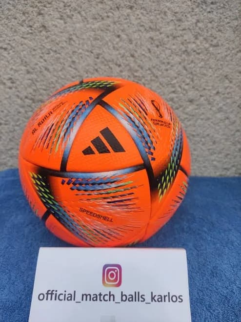 Official Match Ball Adidas Of World Cup 2022 In Qatar Al Rihla Winter