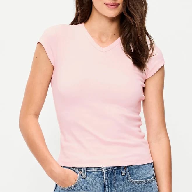 Old Navy Women's Snug V-Neck T-Shirt