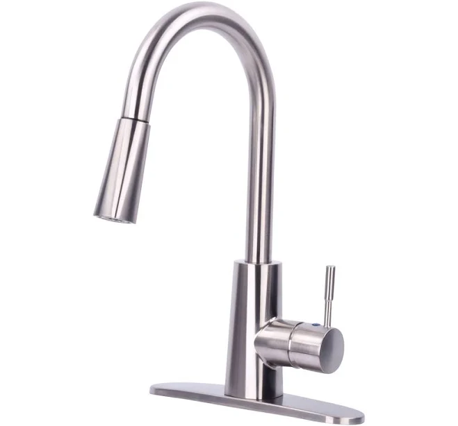 Utility Sink Tehila High-Arc Pull-Down Faucet