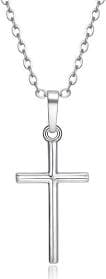 Rhinestone Cross Pendant Necklace