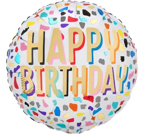 Anagram Michaels Happy Confetti Birthday Foil Balloon