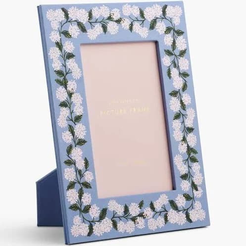 Rifle Paper Hydrangea Paper Wrapped Picture Frame