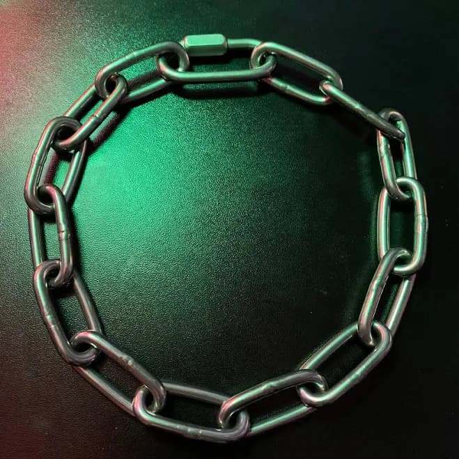 Heavy Duty Chunky Thick Stainless Steel Chain Necklace