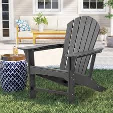 MIRAFIT Classic Gray Composite of Adirondack Chair GYCH007 - The Home Depot