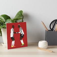 Eric Bailly Paul Pogba Handshake MUFC" Art Board Print for Sale by Hevding | Redbubble