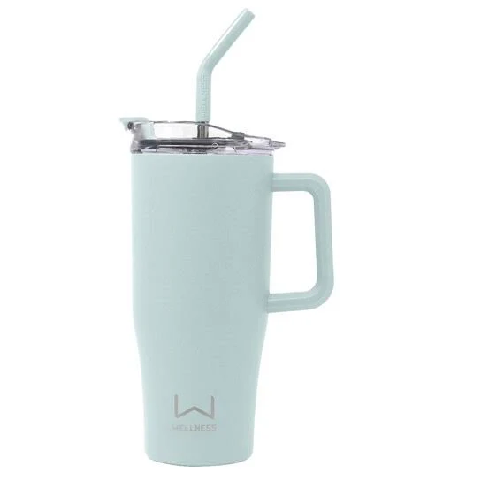 Wellness 30 oz. Double Wall Tumbler with Carrying Handle