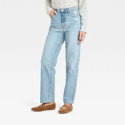 Universal Thread Women's Highest-Rise Vintage Straight Jeans