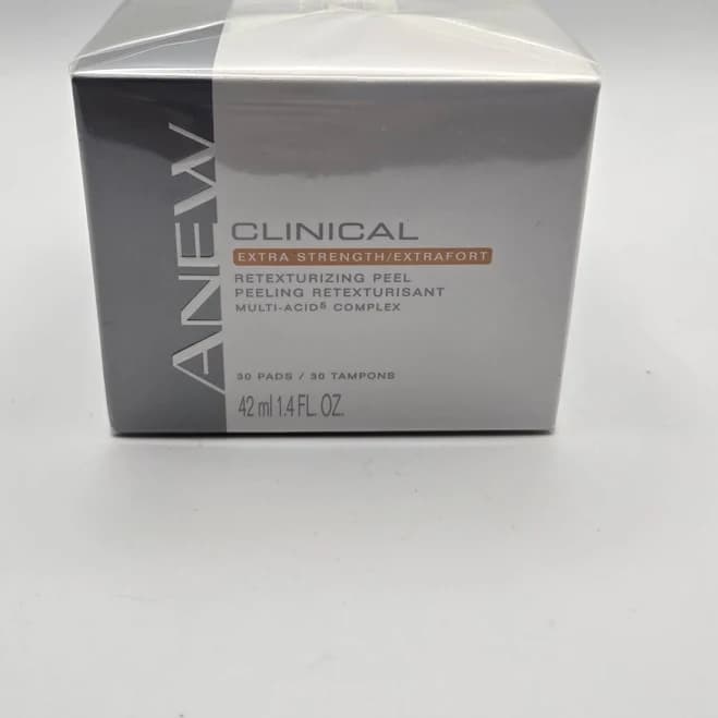 New-sealed Avon Anew Clinical Extra Strength Retexturing Peel Multi
