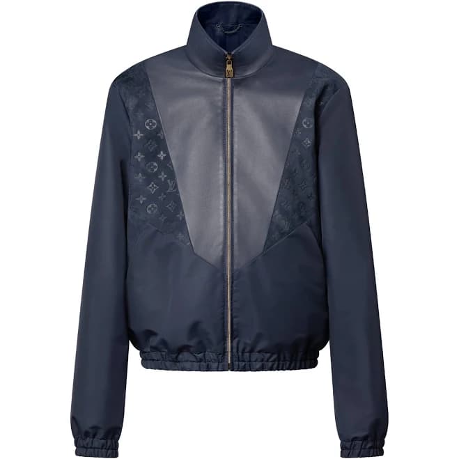 Louis Vuitton Leather Mix Track Top