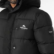 Helvetica - Barnes Hooded Jacket Black - Ryses