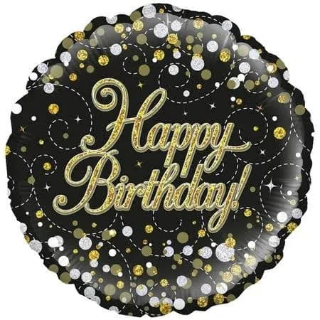 Happy Birthday Sparkling Fizz Balloon